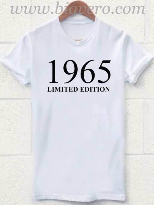 1965 Limited Edition 50th Birthday T Shirt