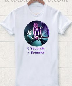 5 Seconds Of Summer Design Costum T Shirt