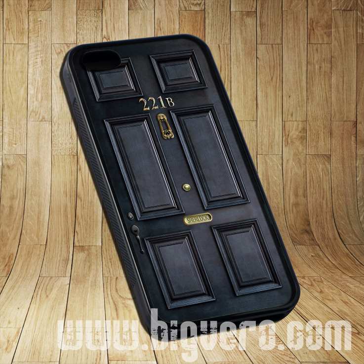 Classic Old Sherlock Holmes 221b Door Cases Iphone Ipod Samsung