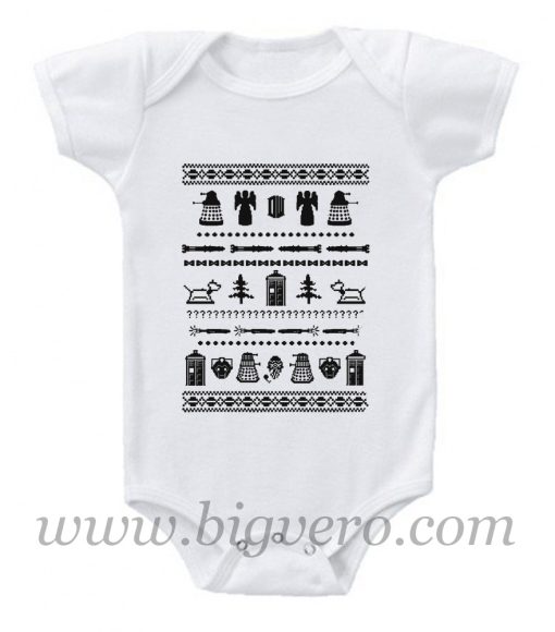 DOCTOR WHO HOLIDAY Baby Onesie