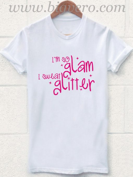 I Sweat Glitter T Shirt