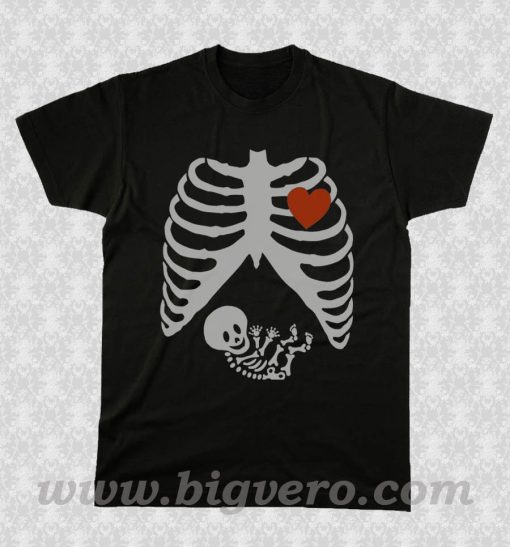 Maternity Skeleton T Shirt