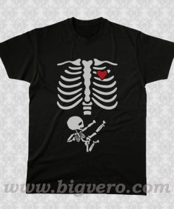 Pregnant Skeleton 2 T Shirt