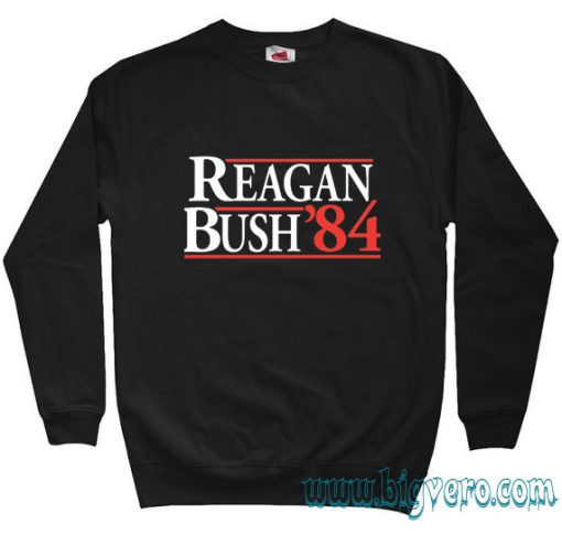 Reagan Bush '84 Sweatshirt Size S-XXL