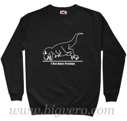 T Rex Hates Christmas Sweatshirt Size S-XXL