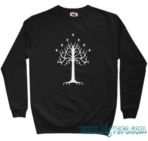 White Tree of Gondor LOTR Sweatshirt Size S-XXL