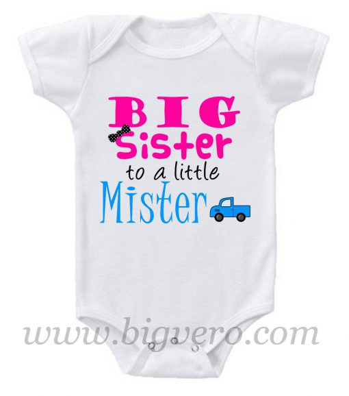 Baby Gift for Sisters Big Sister Baby Onesie Boho Baby Bodysuit