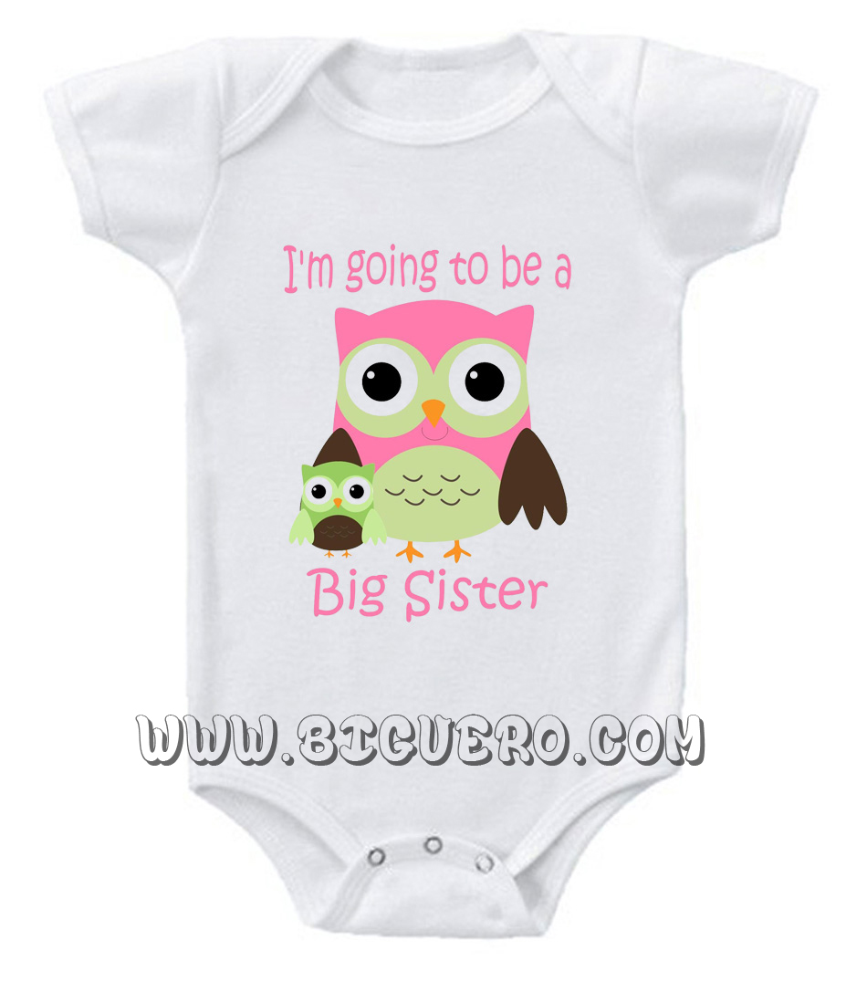 i'm going to be a big siter Baby Onesie