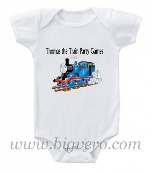 Thomas The Train Birthday Party Baby Onesie