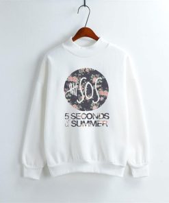 5 Seconds Of Summer Flowers Sweatshirt