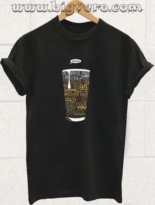 Typographic Beer T Shirt