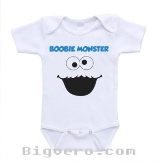 Boobie Monster Funny Cute Baby Onesie - Unique Fashion Store Design ...