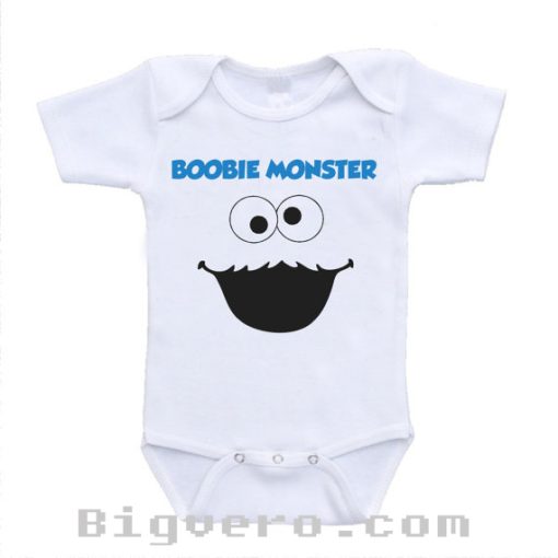 Boobie Monster Funny Cute Baby Onesie