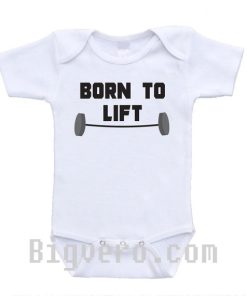 Born to Lift Baby Onesie