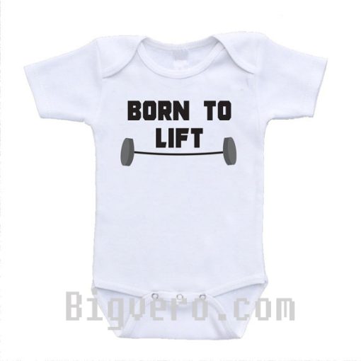 Born to Lift Baby Onesie
