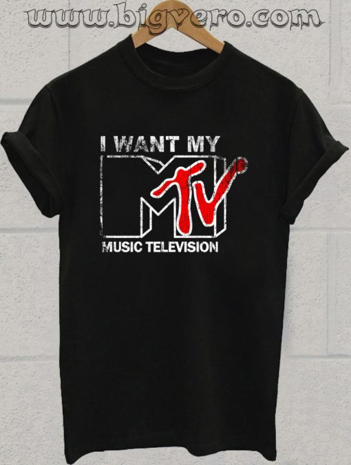I Want My Music TV TShirt