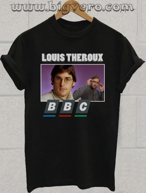 Louis Theroux BBC 90s Print T-Shirt