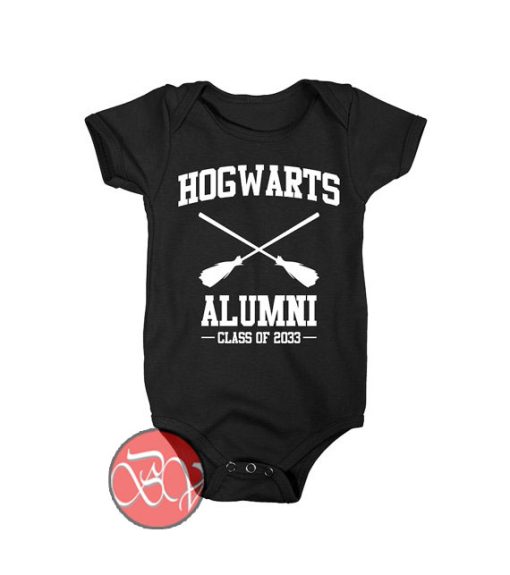 Hogwarts Alumni Class Of 2033 Baby Onesie