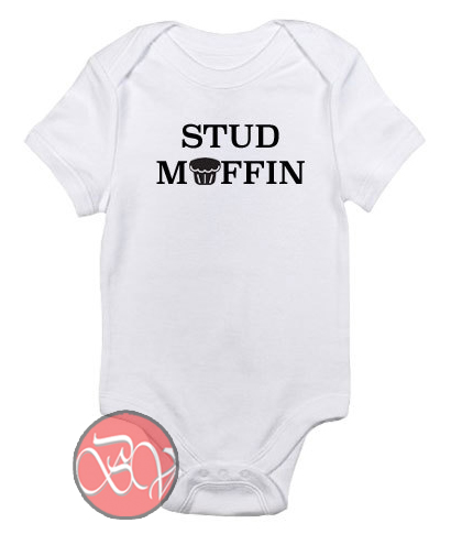 Funny Baby Boy Shirt Stud Muffin Toddler Shirt Stud Muffin Infant Onesie® Cute Baby Romper 