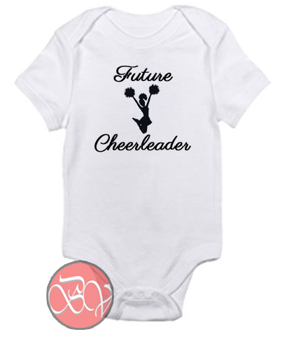 Baby store cheerleader onesie