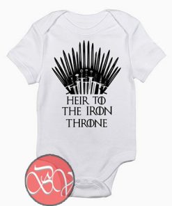 Heir to the Iron Throne Baby Onesie