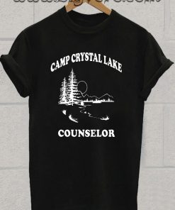Hockey Camp Crystal Lake Monster Movie gamer nerd Tshirt