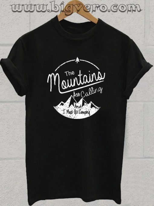 Outdoors Mountains Tshirt