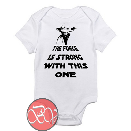 The Force is Strong With This Baby Onesie