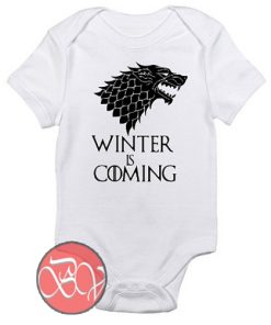 Winter is Coming Game of Thrones Baby Onesie