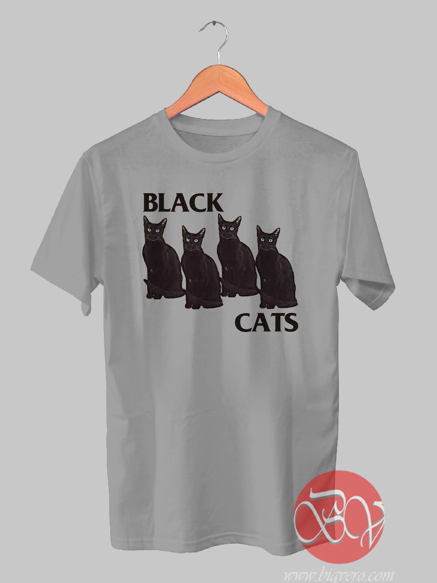 Black Flag Cat's Tshirt, Cool Tshirt for Gift Design by Bigvero.com