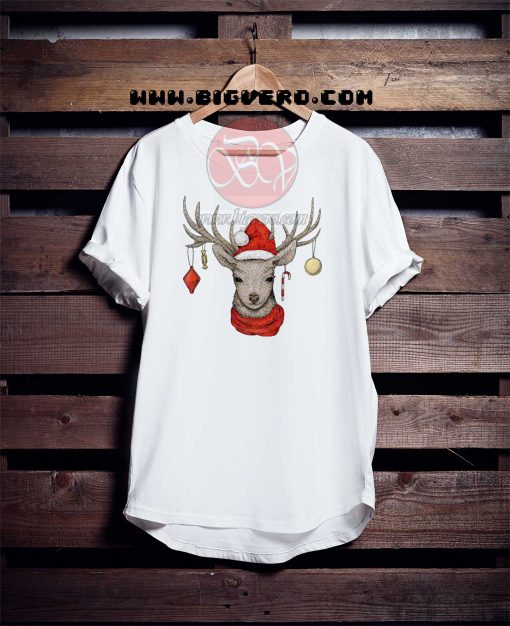 Christmas Deer Tshirt