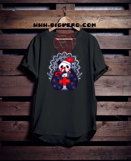 Christmas Panda Gift Tshirt, - Cool Tshirt Designs - Bigvero.com