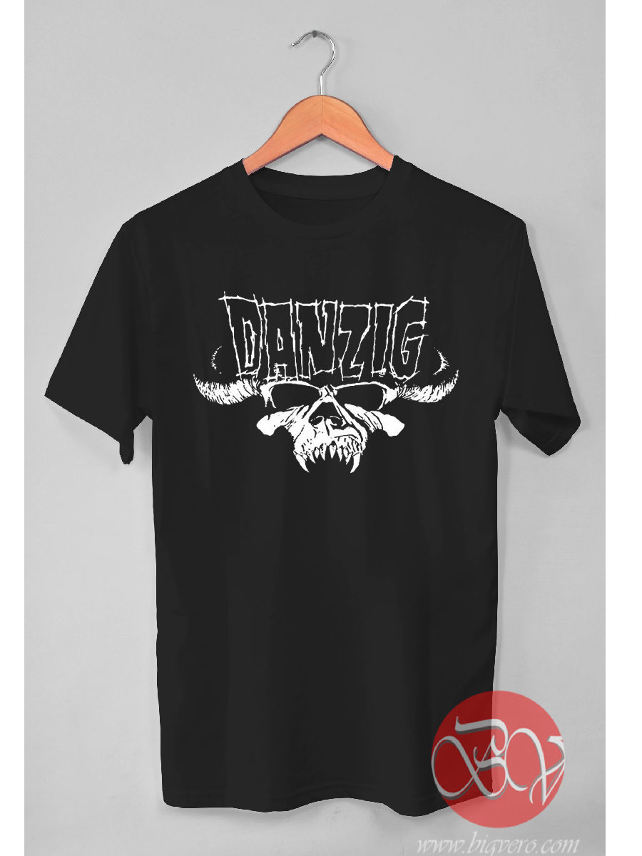 Danzig Skull Logo Tshirt, Cool Tshirt Designs - Bigvero.com