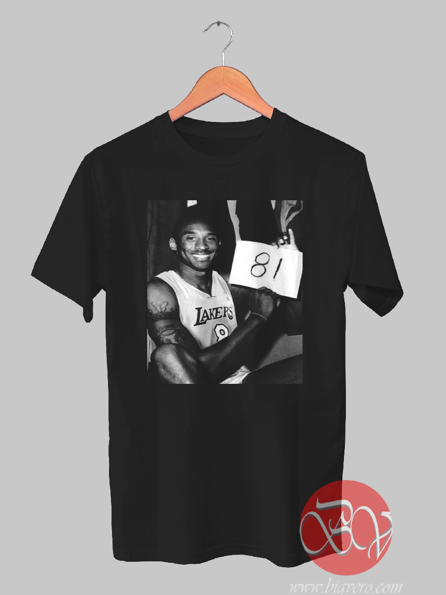 kobe bryant 81 t shirt