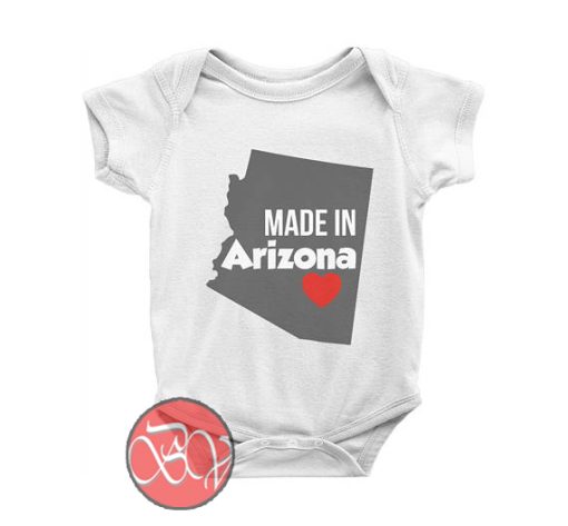 Made in Arizona Baby Onesie | Cool Baby Onesie Designs