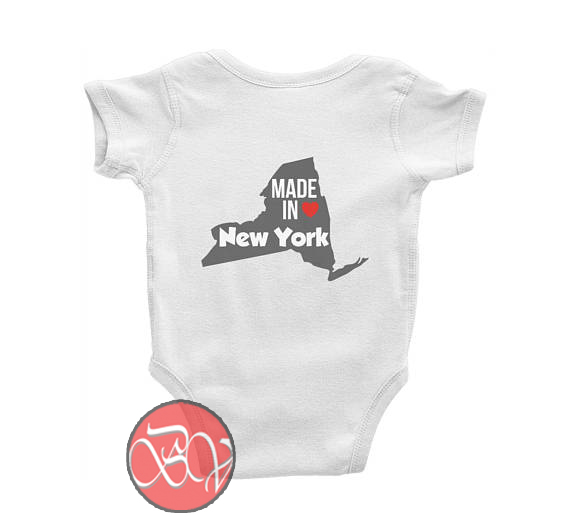 Made in New York Baby Onesie | Cool Baby Onesie Designs