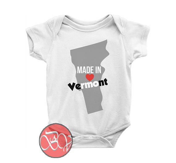 Made in Vermont Baby Onesie Cool Baby Onesie Designs
