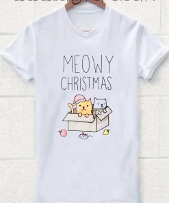 Meowy Christmas Cat Holiday Pun