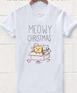Meowy Christmas Cat Holiday Pun
