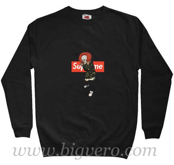 Pennywise IT Bape Supreme Sweatshirt - Cool Sweatshirt Designs