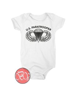 Us Paratrooper Army Baby Onesie