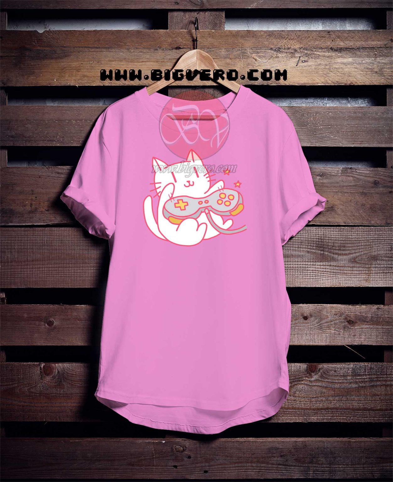 Vintage Hipster Video Game Cat Tshirt, Cool Tshirt Designs