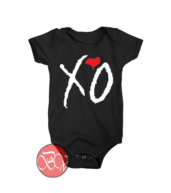 XO Baby Onesie Baby Onesie Cool Baby Onesie Designs