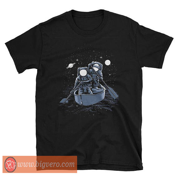 Astronauts On Boat Tshirt - Cool Tshirt Designs - Bigvero.com
