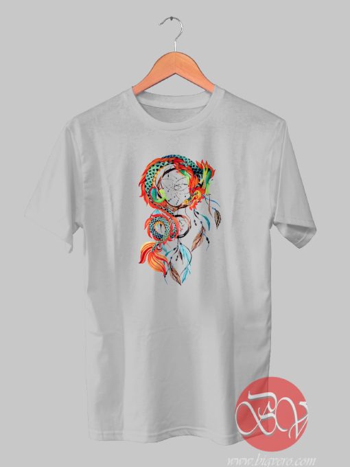 Dragon Dream Catcher Tshirt