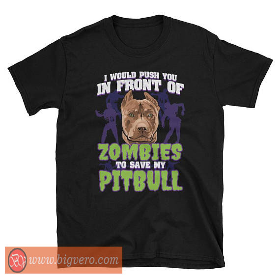 I Would Push You In Front of Tshirt | Cool Tshirt Designs - Bigvero.com