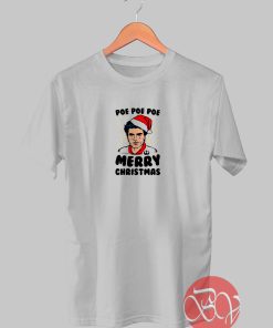 Poe Poe Poe Merry Christmas Parody Tshirt