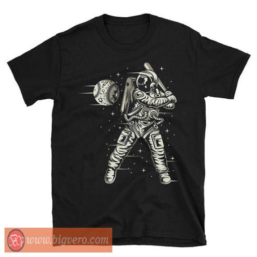 Space Baseball Astronaut T Shirt