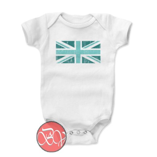 United Kingdom UK Flag Baby Onesie | Cool Baby Onesie Designs