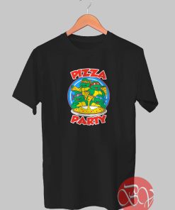 Pizza Party Turtle Tshirt